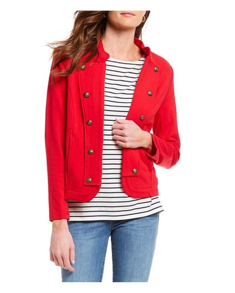 tommy hilfiger women's military jacket